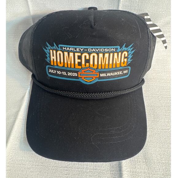 Harley-Davidson Homecoming snapback black hat July 10-13 2025 Milwaukee NWT - Picture 1 of 6